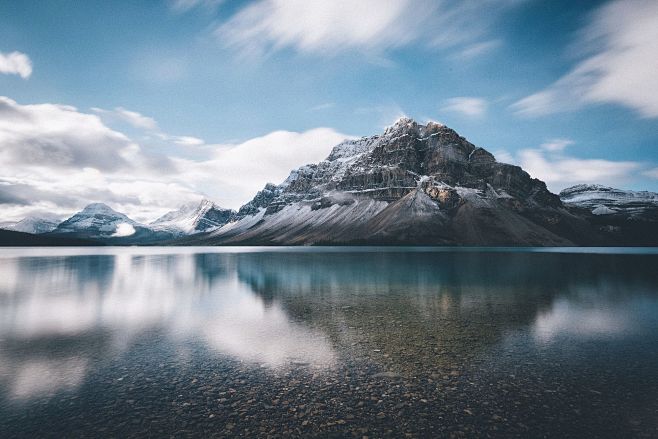 Bow lake reflections...