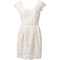 Scoop Neck Lace Dress