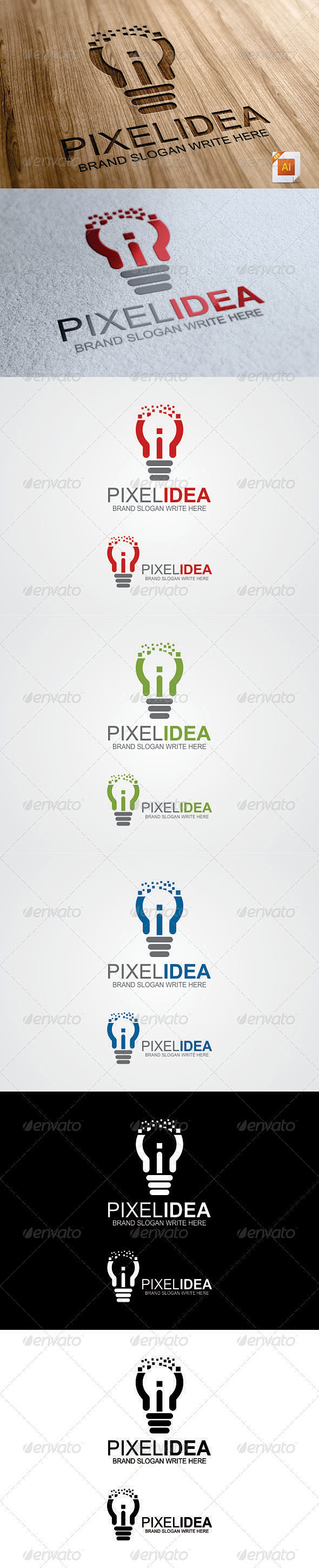 Pixel Idea Logo Temp...