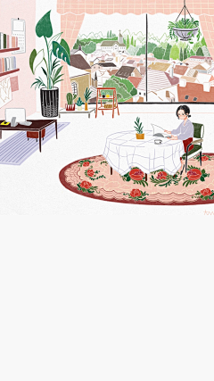 小松早芥采集到『底图』素锦插画