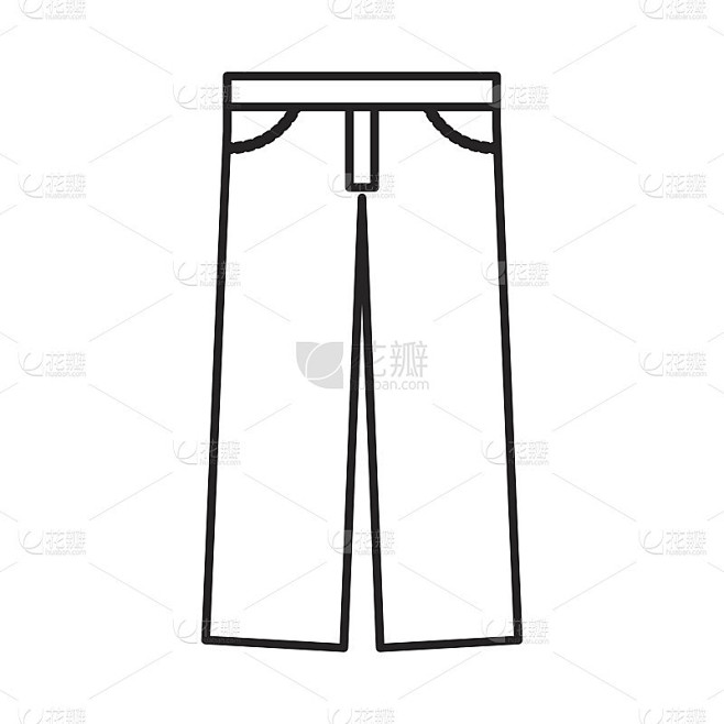 男式长裤服装图标