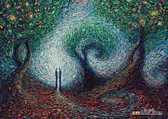 超级抽象派插画作品欣赏