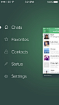 Dribbble - whatsapp-ios7-sidemenu.png by Saffad Khan