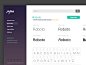Daily UI #23 - Myfonts