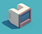 Electronic Items : 3D isometric animations of 90's electronic items :)Made with C4D (+ Vray), After effects and photoshop!