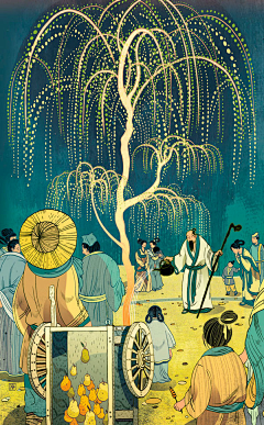 暴雨yu采集到C插画