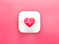 Heart Rate App Icon.