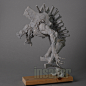 IS 大山竜 2015wf eva二号机兽化 gk手办白模 顺丰包邮-淘宝网