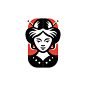 Cute Geisha Logo