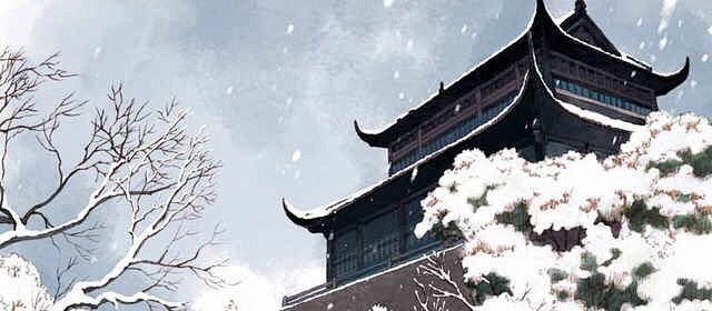 古风背景城门