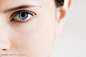 美容化妆广告素材 外国美女高清蓝色眼睛特写