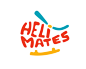 Helimates标识 直升机logo 字体设计 卡通 飞机 玩具 彩色 商标设计  图标 图形 标志 logo 国外 外国 国内 品牌 设计 创意 欣赏