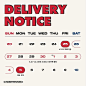 모베러웍스 delivery notice