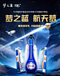 @佑佑佑小溪 采集 白酒 酒水饮料食品 大促无线海报kv 洋河京东自营旗舰店