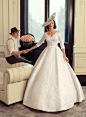 设计帝国的微博_微博Tatiana Kaplun 2015欧美宫廷婚纱系列——有一种复古的优雅