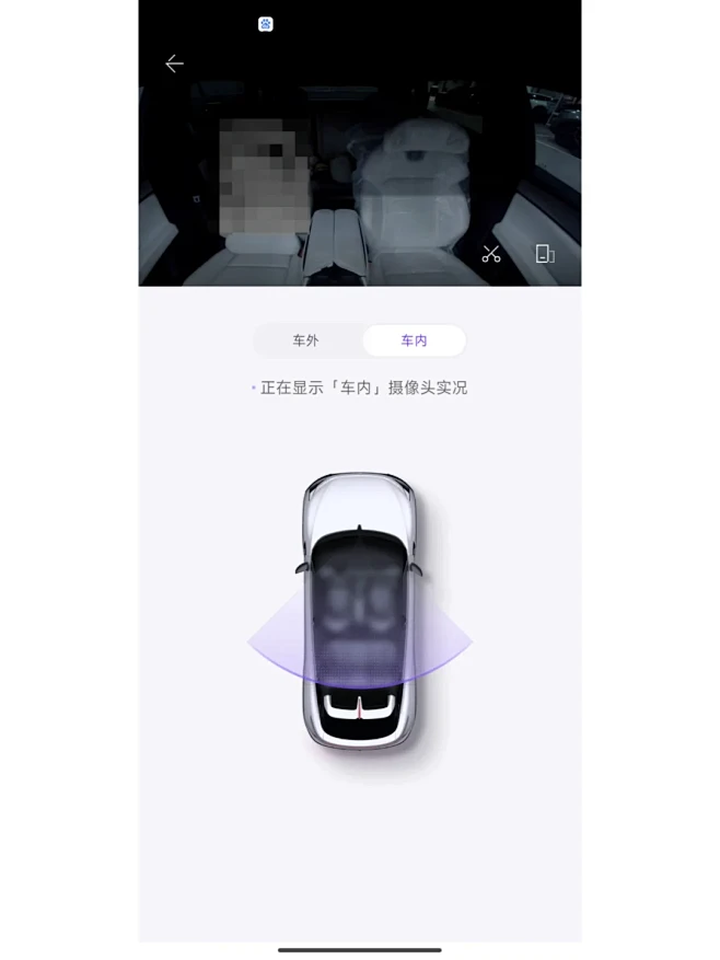 极越的哨兵模式表现优秀，前后左右及俯视图...
