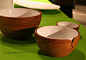 陶瓷隔热木碗