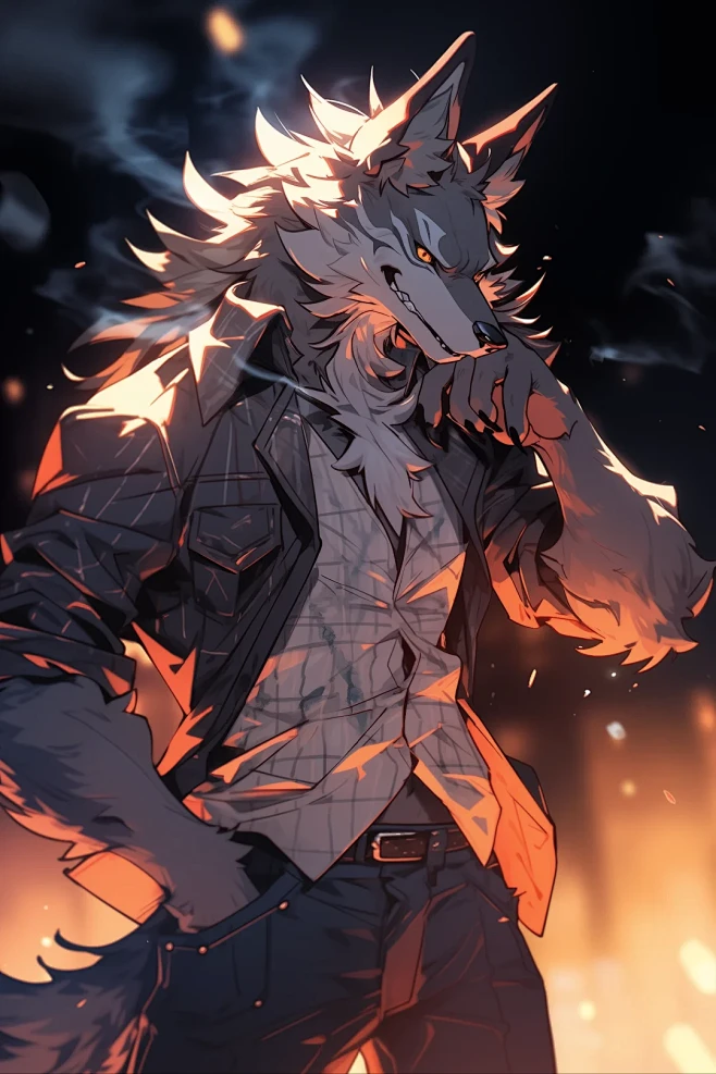 Furry│帅气的烧狼狼（确信）
