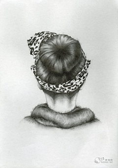 柏星情💝采集到发型插画