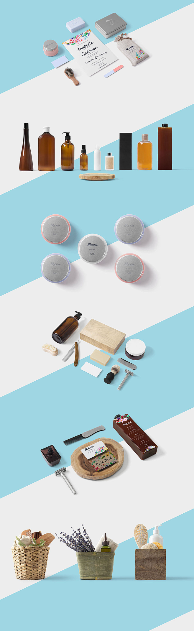 化妆品包装PSD模板素材样机贴图 SPA...