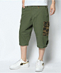 Bape 3/4 Length 6-Pocket Pants 迷彩六口袋 男款七分裤