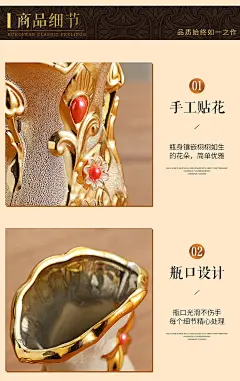 欧式陶瓷花瓶仿真花时尚套装客厅电视柜餐桌装饰摆件-tmall.com天猫
