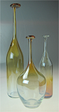 创意琥珀灰高颈瓶玻璃花器软装家居饰品样板房客厅花瓶装饰品摆件-淘宝网