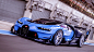 Bugatti Vision Gran Turismo : Bugatti Visin Gran Truismo concept car, presented at the IAA in 2015