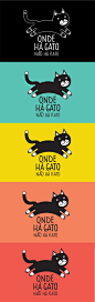 Onde Há Gato - Logo ID on Behance
