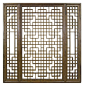 19th Century Chinese Window Screen | From a unique collection of antique and modern paintings and screens at https://www.1stdibs.com/furniture/asian-art-furniture/paintings-screens/: 