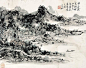 黄宾虹 山水 立轴 纸本作品欣赏