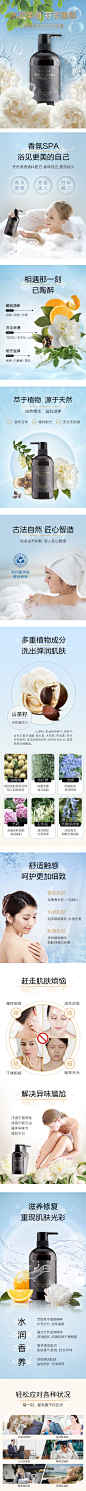 植草乌源香氛沐浴露详情页