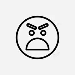 生气表情喜怒无常图标 页面网页 平面电商 创意素材