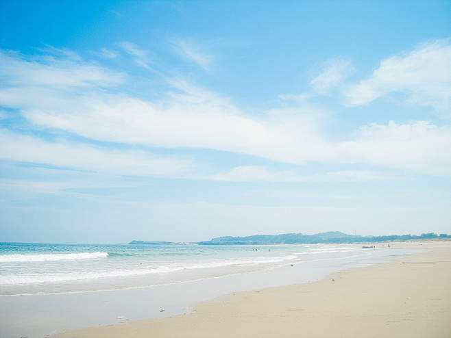 蓝天碧海的夏天