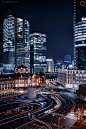 makotch : ourbedtimedreams:
“The Restored Tokyo Station Building At Night by Alfie | Japanorama on Flickr.
”