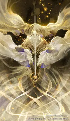 一组唯美仙神插画丨来自日本插画大师弥生しろ （推：shiroyayoi）#插画艺术作品# ​​​​