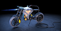 Adobe Portfolio Vehicle 3D Render motorcycle concept industrial design  electric product design