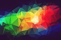 黑红绿色渐变三角形壁纸高清素材 三角形 壁纸 渐变 绿色 黑红 免抠png 设计图片 免费下载