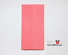 折纸手工：怎么折叠一个购物卡名片夹子？(图文教程)