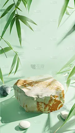端午节通用荷叶粽叶场景合成图片素材