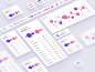 Bubble chart library dashboard saas chat app total widget ui kit data vusialisation product dataviz template analytics statistic infographic data bubble chart bubble