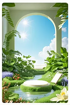 MJ生图之纯净山水 - 小红书-花瓣网