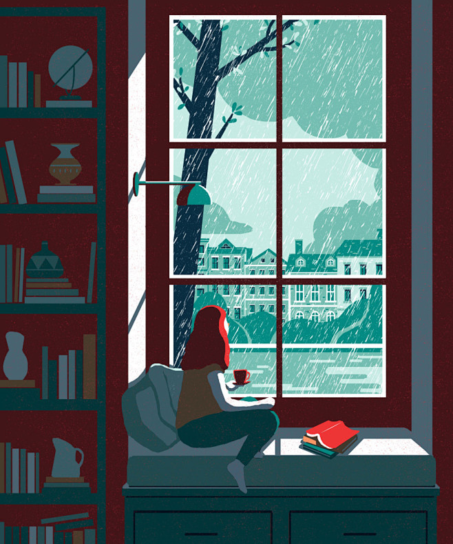 Watching the rain fa...