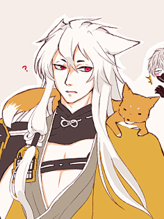 net采集雅马哈尼采集到刀剑乱舞1#鸣狐##狮子王##五虎退#playpixiv.