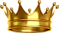 皇冠王冠素材 金色黄冠婚礼免扣素材图ai欧式卡通PNG免抠图PS素材