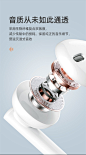 Type-c数字耳机有线华为小米接口typec版入耳式ipadpro魅族荣耀-tmall.com天猫