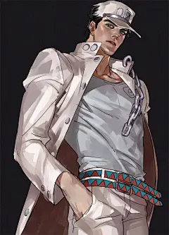 一组造型非常帅气的型男插画作品欣赏！不同类型的帅哥各有特色！