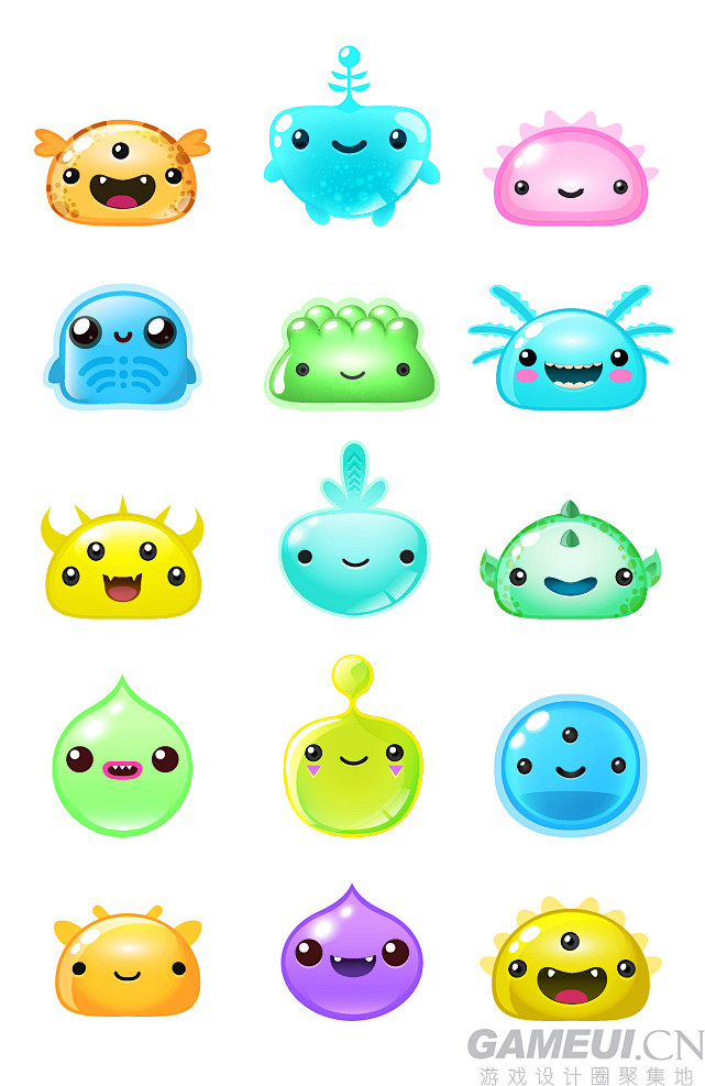 Blob Monsters Q版消除类游...