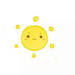 太阳 萌 黄 森系 壁纸 头像 “小太阳，照大地。”