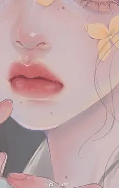 【本草纲目草药拟人·连翘】手绘插画人像古风—gua老师—微博